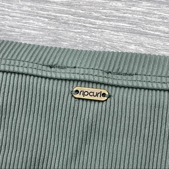 Rip Curl Surf Gypsy Banded Bikini Bottoms in olive - Picture 6 of 8